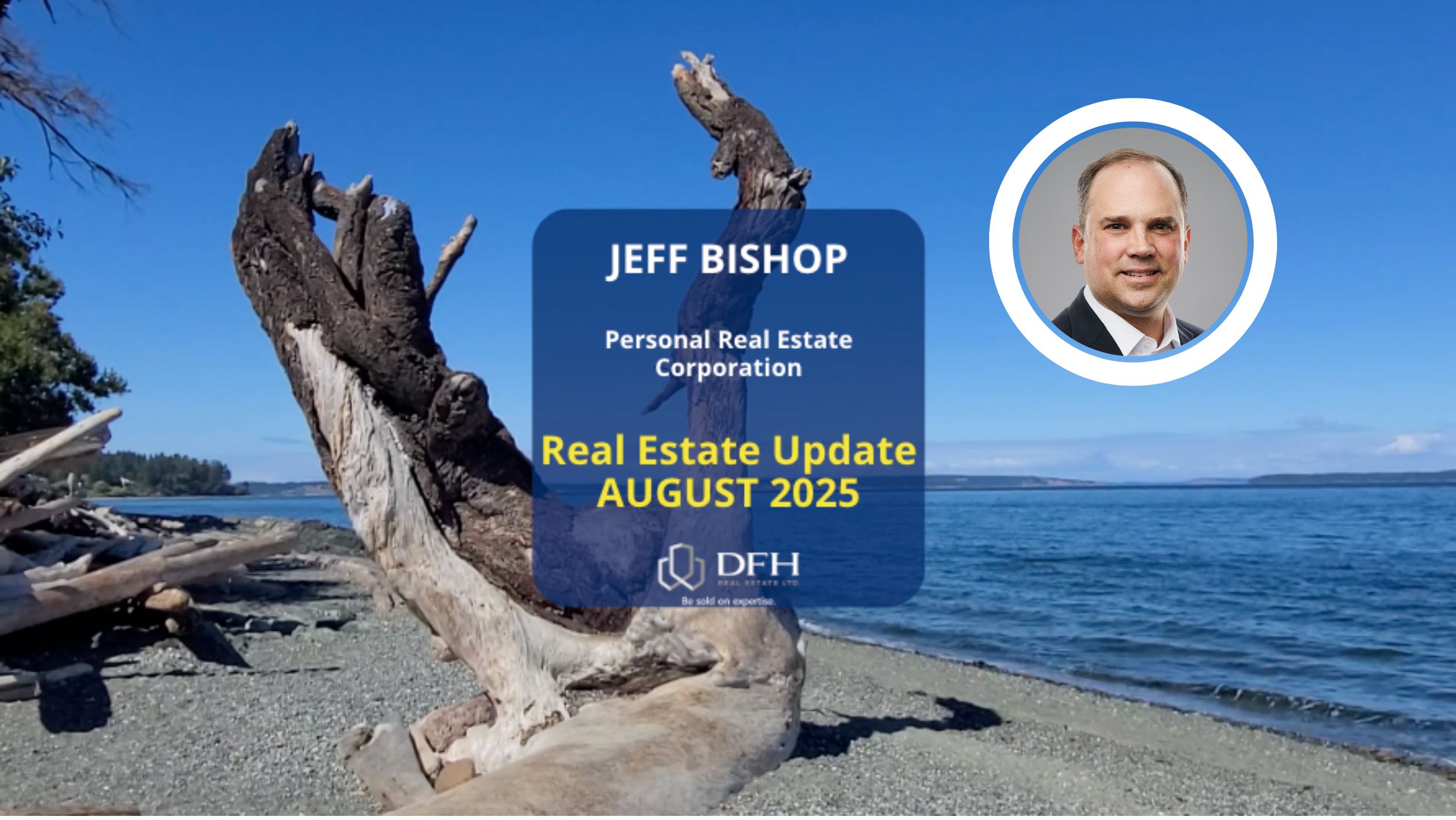 jeff bishop delivering market report from cordoba bay bc